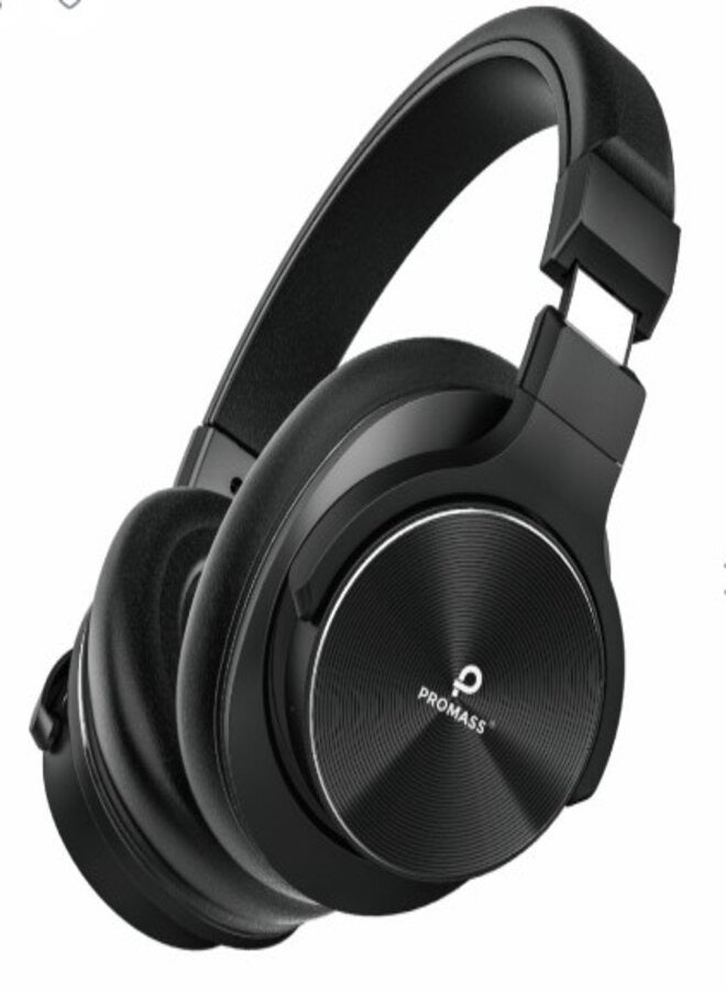 PROMASS PM-0807 Black Wireless Headphone with Noise Isolation - Image 1