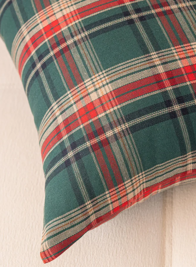 Styli Pack of 2 - Plaid Cushion Cover, 45x45cm