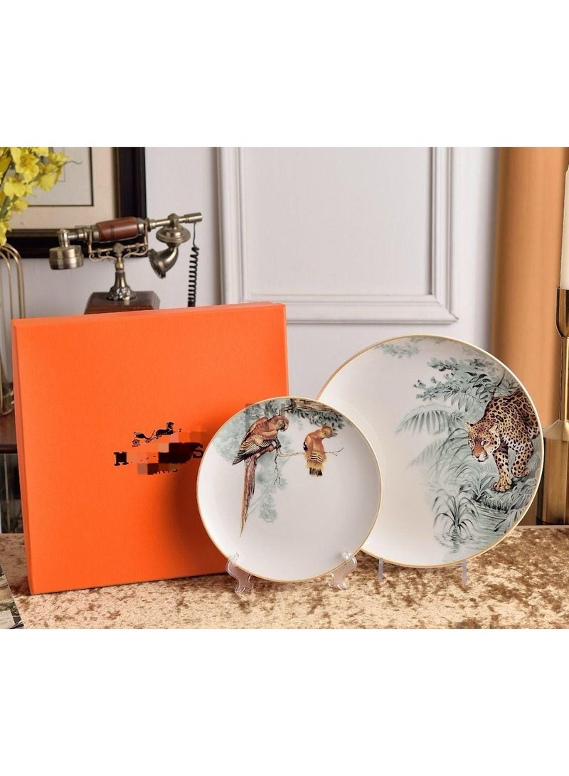 Madina Decorative Porcelain Plate Set