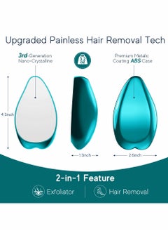 KASTWAVE Upgraded 3rd-Generation Crystal Hair Eraser, Crystal Hair Remover for Women  - Image 3