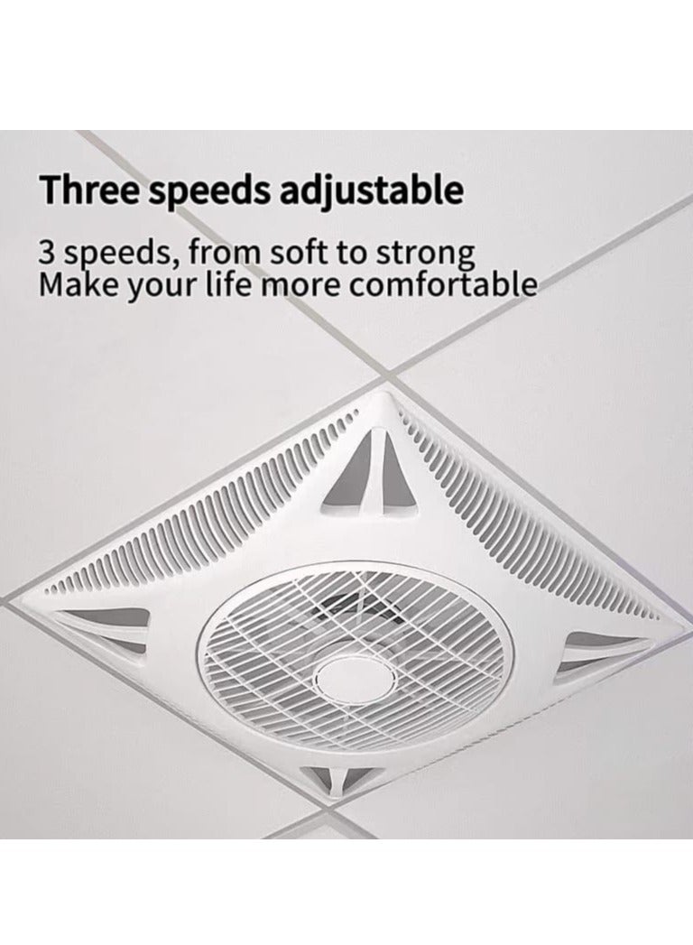 TAIYUAN Model TY-350X-1, 600×600mm Remote control Three wind speeds Oscillating/directional mode 70W Power Air volume 1500m³/h Low noise 56dB Ceiling fan with LED light  - Image 3