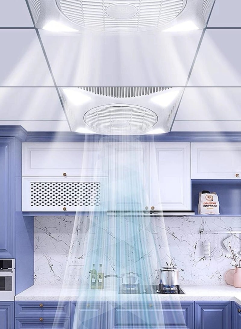 TAIYUAN Model TY-350X-1, 600×600mm Remote control Three wind speeds Oscillating/directional mode 70W Power Air volume 1500m³/h Low noise 56dB Ceiling fan with LED light  - Image 4
