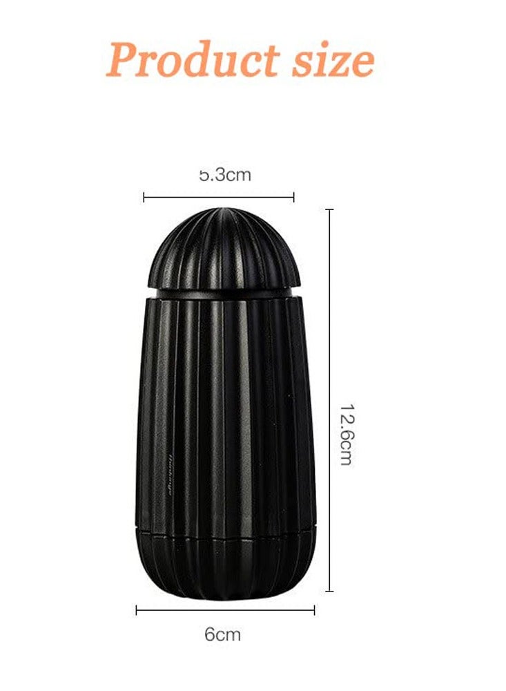 Generic Cactus Shaped Retractable Toothpick Holder, Automatic Toothpick Dispenser & Storage Organizer for Kitchen Decor (Black)  - Image 5