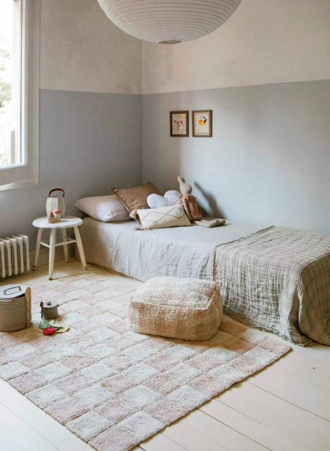 Lorena Canals Pouf Vichy Rose