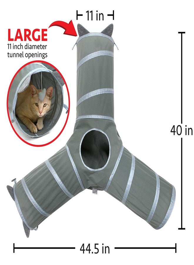 Kitty City Cat Tunnel, Bed, and Toys - Image 4