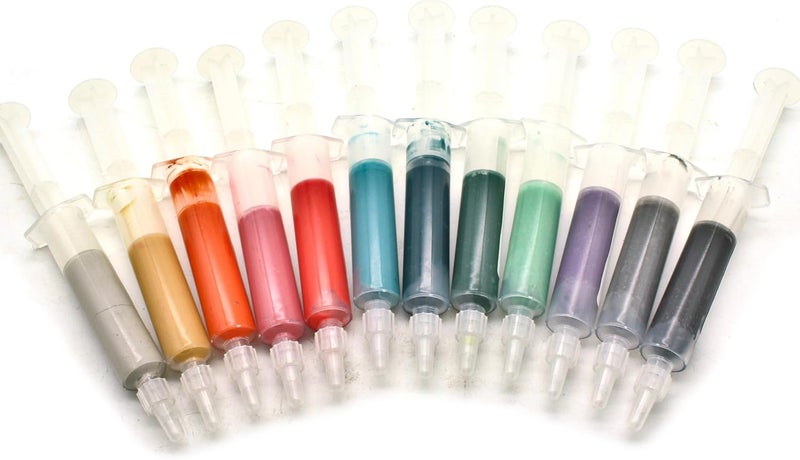 TEMO 12 pc 5 Gram Diamond Lapping Paste Polishing Compound Syringe Set 0.5-40 Micron (Grit#450 to #30,000) for Jewelry, Metal, Ring, Gemstone, Glass, Coin - Image 3