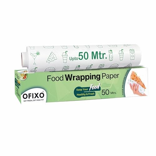 OFIXO 50 Meter Food WRAP Multipurpose Food Wrapping (Pack of 1) - Image 1
