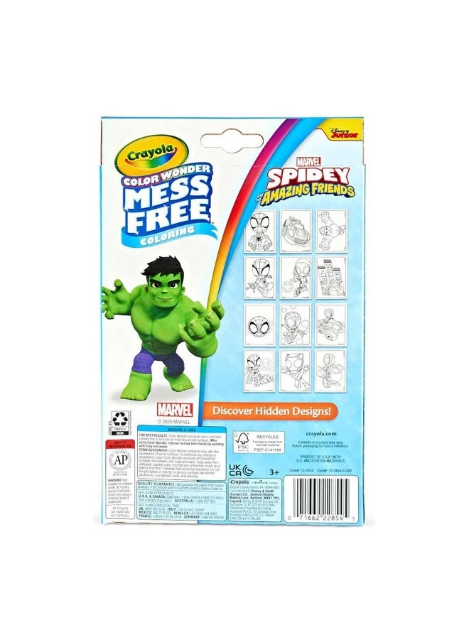 Crayola Crayola Marvel Spidey and His Amazing Friends Color Wonder Mess-free Mini Coloring Set  - Image 3