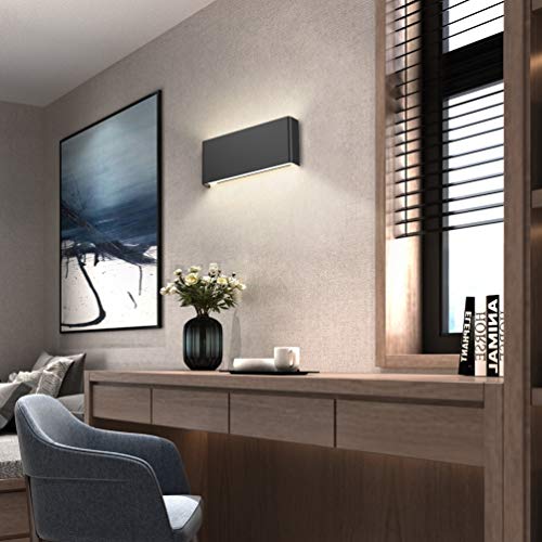 Aipsun 15.8in Modern Black Vanity Light Up and Down LED Vanity Light for Bathroom Wall Lighting Fixtures Neutral White 4000K - Image 5