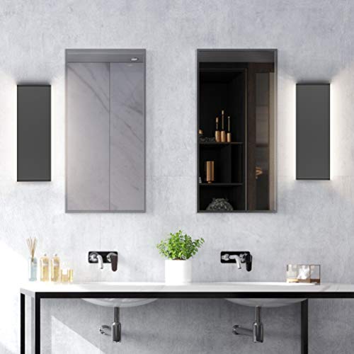 Aipsun 15.8in Modern Black Vanity Light Up and Down LED Vanity Light for Bathroom Wall Lighting Fixtures Neutral White 4000K - Image 4