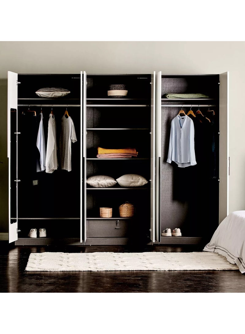 ملاذ هاوس خزانة ملابس بستة أبواب - MZWD009 - 60 طول × 240 ارتفاع × 240 عرض - Image 4