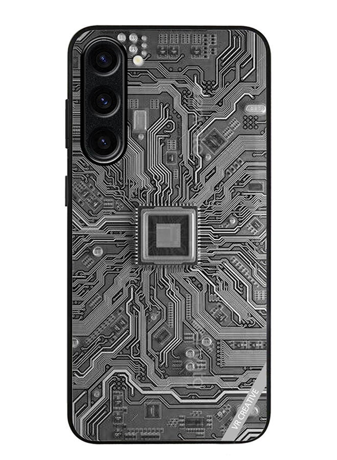 VR CREATIVE Protective Case Cover For Samsung Galaxy S23 Layer Design Multicolour - Image 1