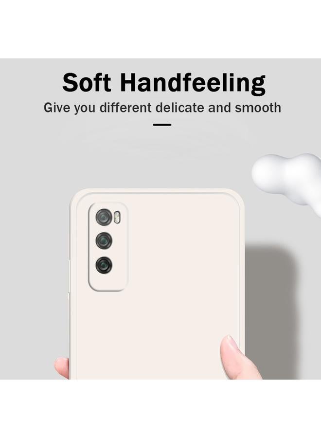 Zaboon Case For Huawei Enjoy 20 Pro Solid Color Imitation Liquid Silicone Straight Edge Dropproof Full Coverage Protective Case - Image 2