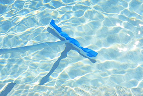 Poolmaster 18100 Curved Swimming Pool Brush Head, 17.5-Inches, Blue, Polypropylene - Image 2