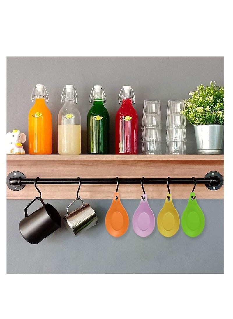 Excefore - Silicone Spoon Rest Cooking Utensil Heat Resistant Spatula Holder Rest for Kitchen Counter Stove Top - Image 1