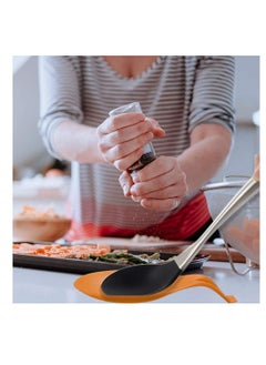 Silicone Spoon Rest Cooking Utensil Heat Resistant Spatula Holder Rest for Kitchen Counter Stove Top