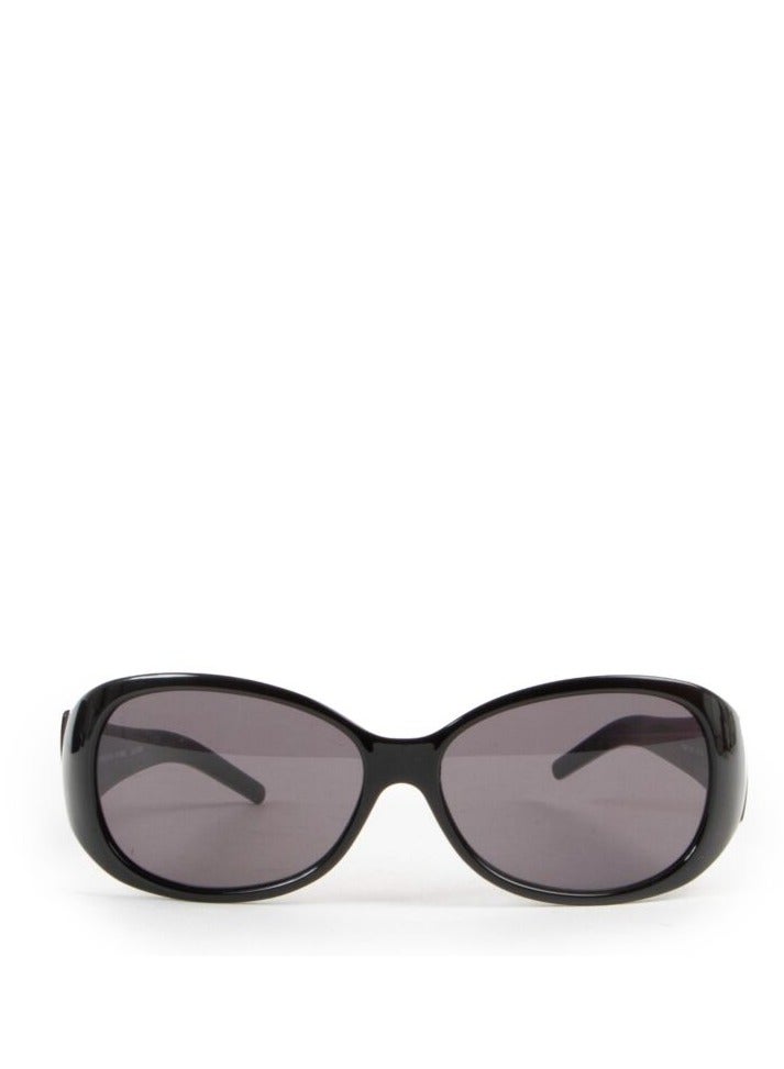 Fendi Full Rim Women Butterfly / Wrap Sunglass - FS407R 001 - Lens Size: 57 mm - Black