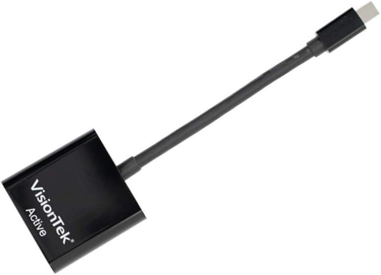 VisionTek Mini DisplayPort to HDMI 4K Active Adapter, Male to Female, for MacBook Pro, Macbook Air, Mac Mini, Microsoft Surface Pro 3/4, Desktop Graphics and More (900691) - Image 1