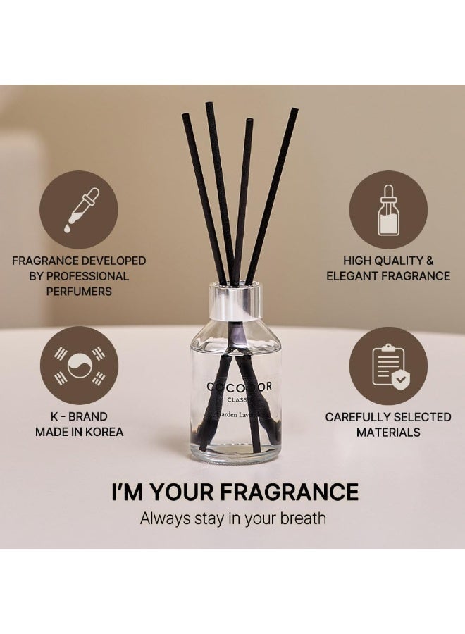 كوكودور موزّع العطر الكلاسيكي بأعواد القصب / ‏3.4 أونصة (100 مل) / عبوة واحدة / مجموعة موزّع زيت عطري بعطر مميز مع أعواد، مثالية لغرف النوم والحمّامات وديكور المنزل - Image 3