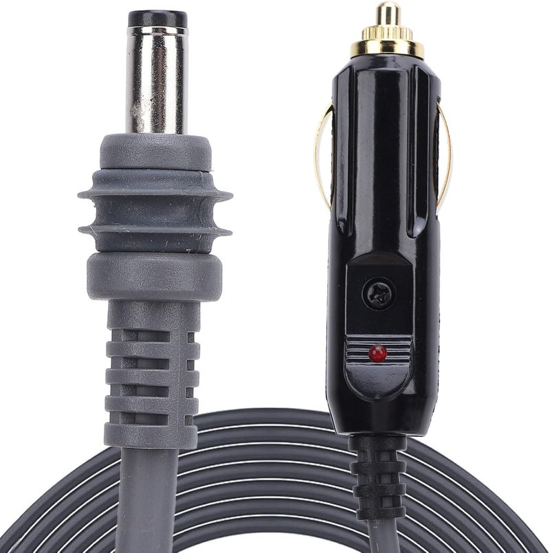 كابل طاقة سيارة DC بطول 10 أقدام وسمك سلك 18AWG، يوفر اتصالًا مستقرًا ومناسبًا لهوائيات القرص الصغيرة المستخدمة في المنازل المتنقلة (RVs) والقوارب. - Image 4