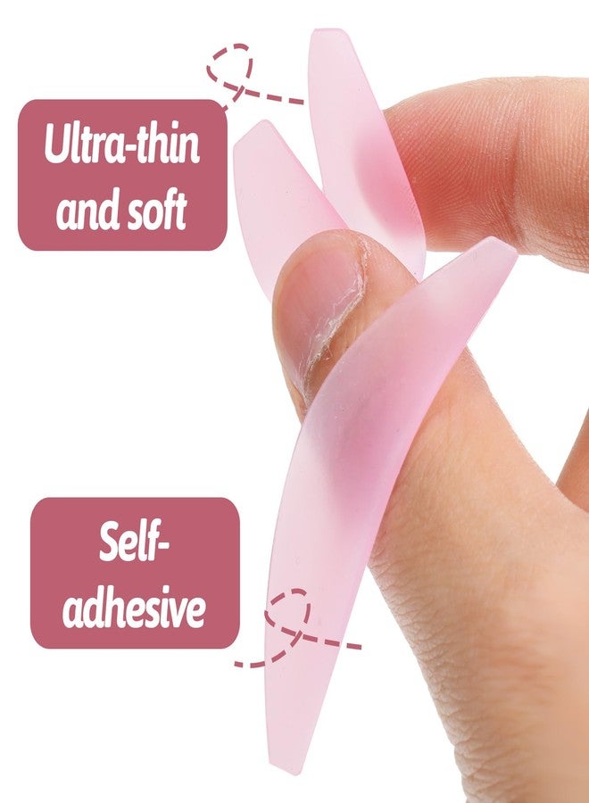 Exircy Lash Lift Pads, Super Sticky Glueless Korean Flat Shields 1mm Thin Lash Lift Pad for NO.1 Perm Soften Eyelashes for Salon Usage Thoroughly Soften Eyelashes (Pink - Image 4