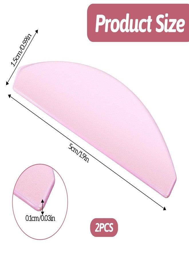Exircy Lash Lift Pads, Super Sticky Glueless Korean Flat Shields 1mm Thin Lash Lift Pad for NO.1 Perm Soften Eyelashes for Salon Usage Thoroughly Soften Eyelashes (Pink - Image 2