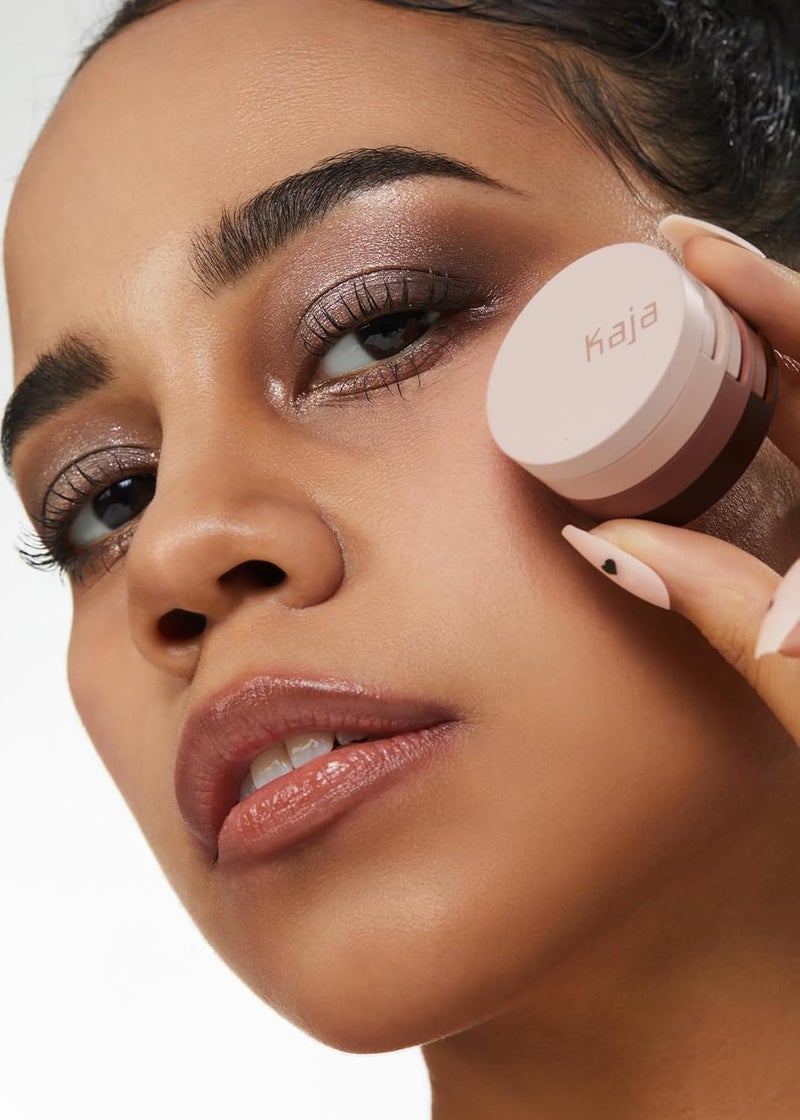 KAJA Beauty Bento Eyeshadow Trio - Cold Brew- 3 in 1 Mosaic Chrome Shimmer Matte Eye Shadow Palette - Long Lasting Blendable Pigmented Vegan Cruelty Free Compact Makeup - Image 3