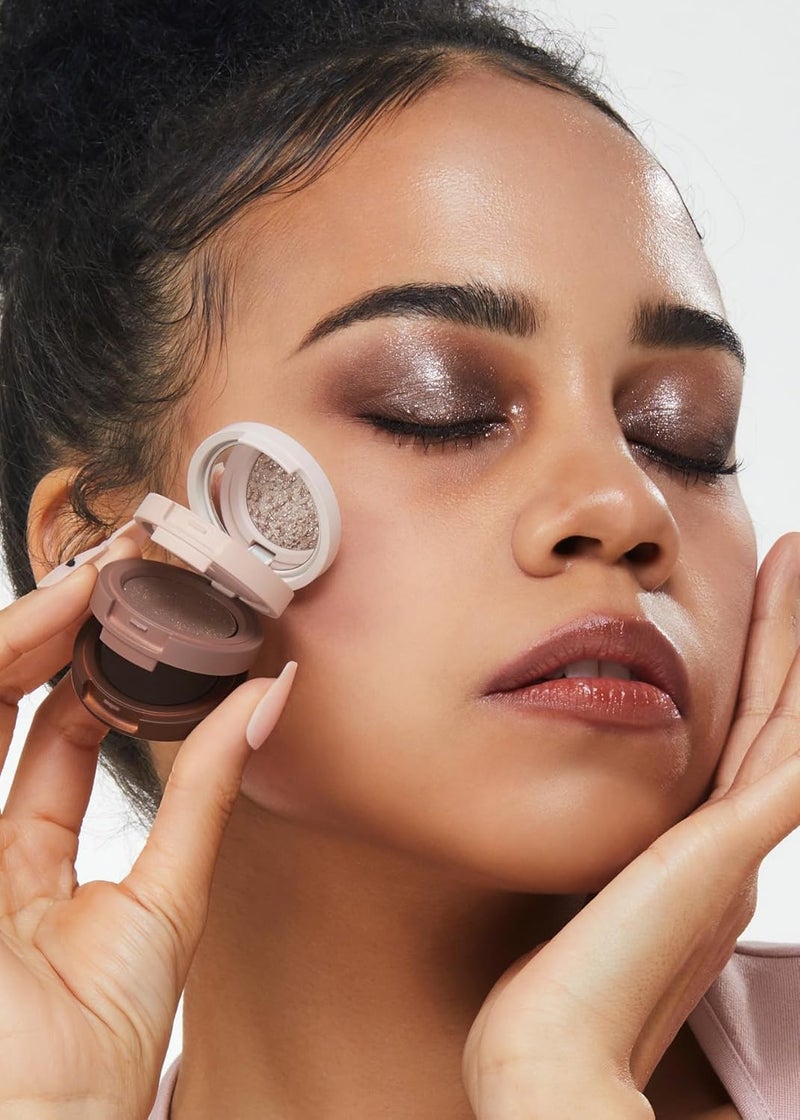 KAJA Beauty Bento Eyeshadow Trio - Cold Brew- 3 in 1 Mosaic Chrome Shimmer Matte Eye Shadow Palette - Long Lasting Blendable Pigmented Vegan Cruelty Free Compact Makeup - Image 4