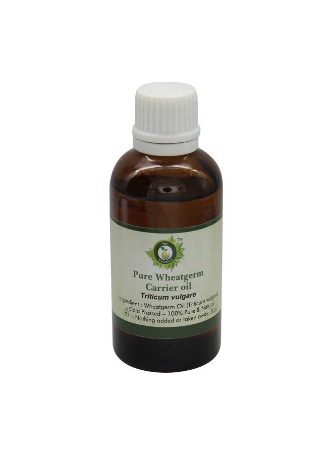 r v essential Wheatgerm Oil | Triticum Vulgare | for Hair | for Face | 100% Pure Natural | Cold Pressed Wheatgerm Oil | Wheatgerm Carrier Oil | 50ml | 1.69oz by R V Essential - Image 1
