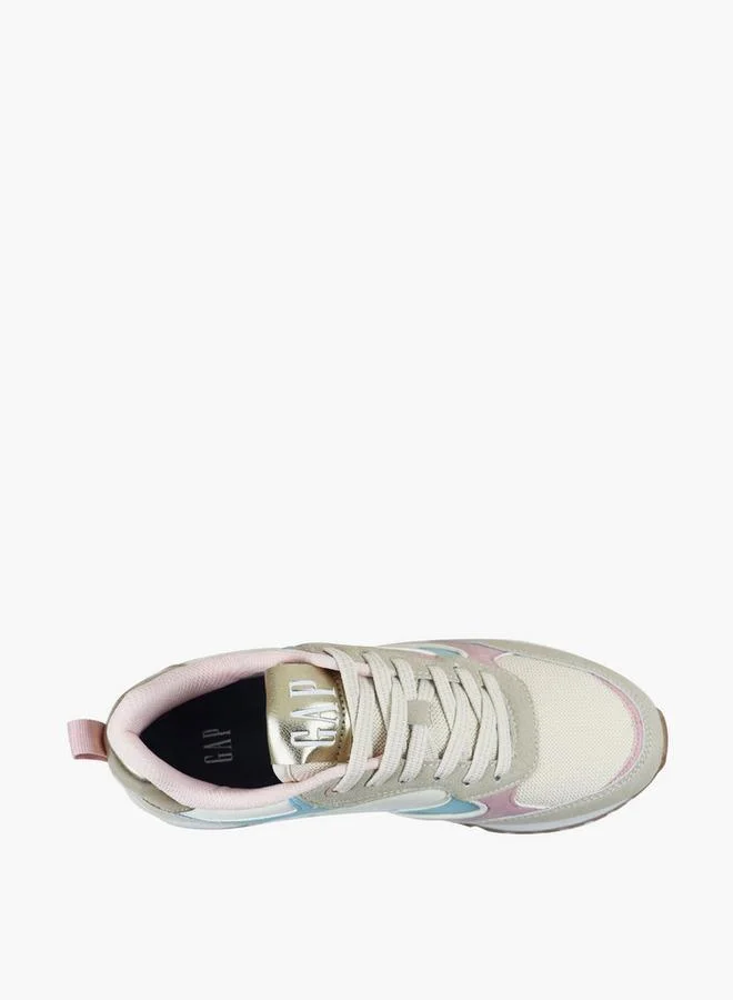 Gap CREAM Women Wonder Spirit S Lace-Up Ankle Sneakers for Women | Best Price UAE