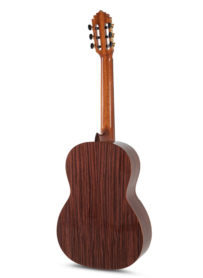 Manuel Rodríguez ACADEMIA Classical Guitar AC60-C 4/4 – Solid Cedar Top, Rosewood Decor Back, GEWA Armrest - Image 2
