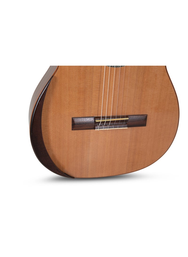 Manuel Rodríguez ACADEMIA Classical Guitar AC60-C 4/4 – Solid Cedar Top, Rosewood Decor Back, GEWA Armrest - Image 3