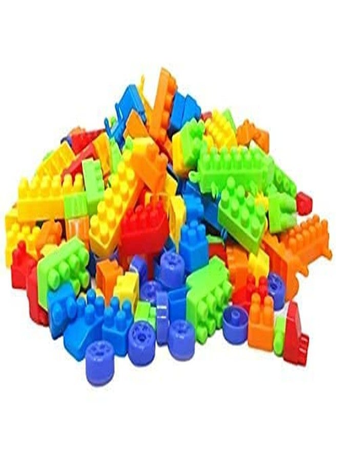 Prosper 200+ Blocks with 38 Wheels Small Size Building Blocks with Wheel Age 2+ | Smart Activity Fun Blocks Multi Color Building Bricks for Kids | 200 + Building Blocks | Toys for Kids Multicolor - Image 3