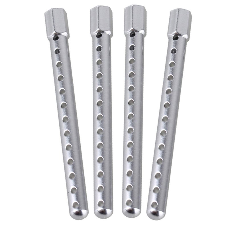 Mxfans 4X 236 Silver Al Body Post Bracket Replacement for HSP RC110 OnRoad 102037S - Image 2