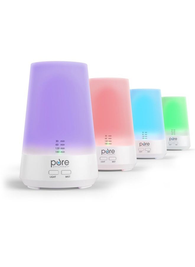 Pure Enrichment PureSpa Essence Aromatherapy Oil Diffuser – All-Natural Air Freshener with Optional Color-Changing Mood Light and Automatic Shut-Off Timer for Safe Home & Office Use  - Image 3