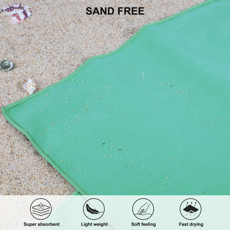 Rainleaf Microfiber Towel Perfect Travel & Gym & Camping Towel. Quick Dry - Super Absorbent - Ultra Compact - Lightweight. Suitable for Trip, Beach, Shower, Backpacking, Pool - Image 5