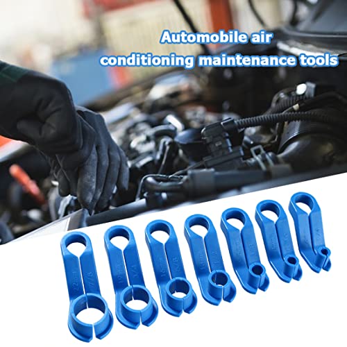 CXGS AC Fuel Line Disconnect Tool 7Pcs Universal Fuel Line Quick Disconnect Fitting Hose Kits Car Transmission Oil Cooler Tube Removal Tool Fuel Line Tool Set - 1/4 5/16 3/8 1/2 5/8 3/4 7/8 Inch - Image 5