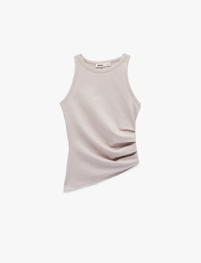 KOTON Shimmery Ribbed Blouse