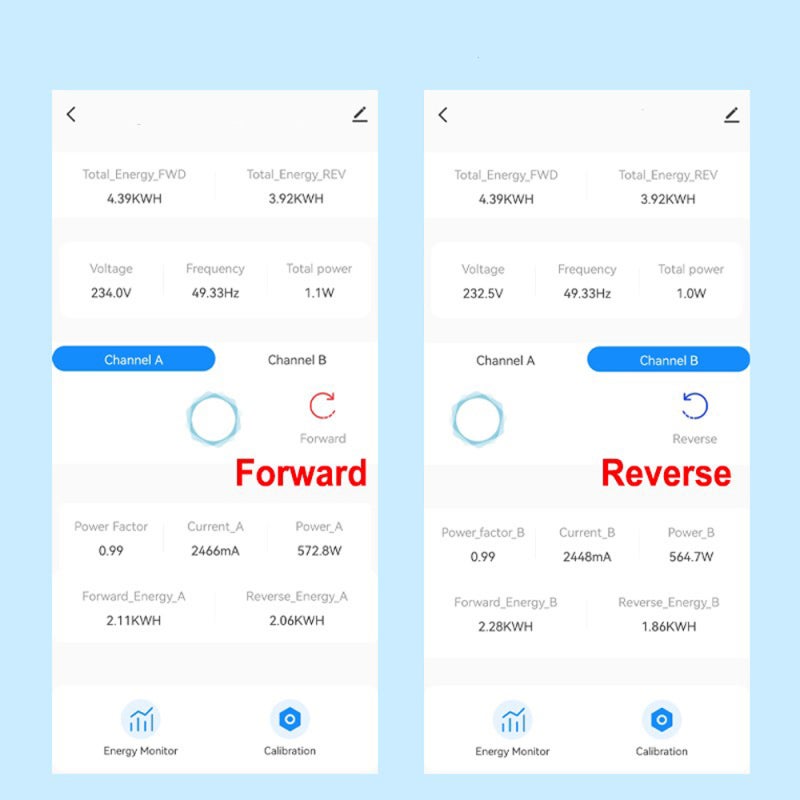 عداد الطاقة الذكي Tuya WiFi لأنظمة الطاقة الشمسية الكهروضوئية، مراقبة ثنائية الاتجاه للإنتاج والاستهلاك، مع إمكانية التحكم عبر تطبيق الهاتف المحمول، ومزود بمحول تيار (CT) لمراقبة الطاقة - Image 3