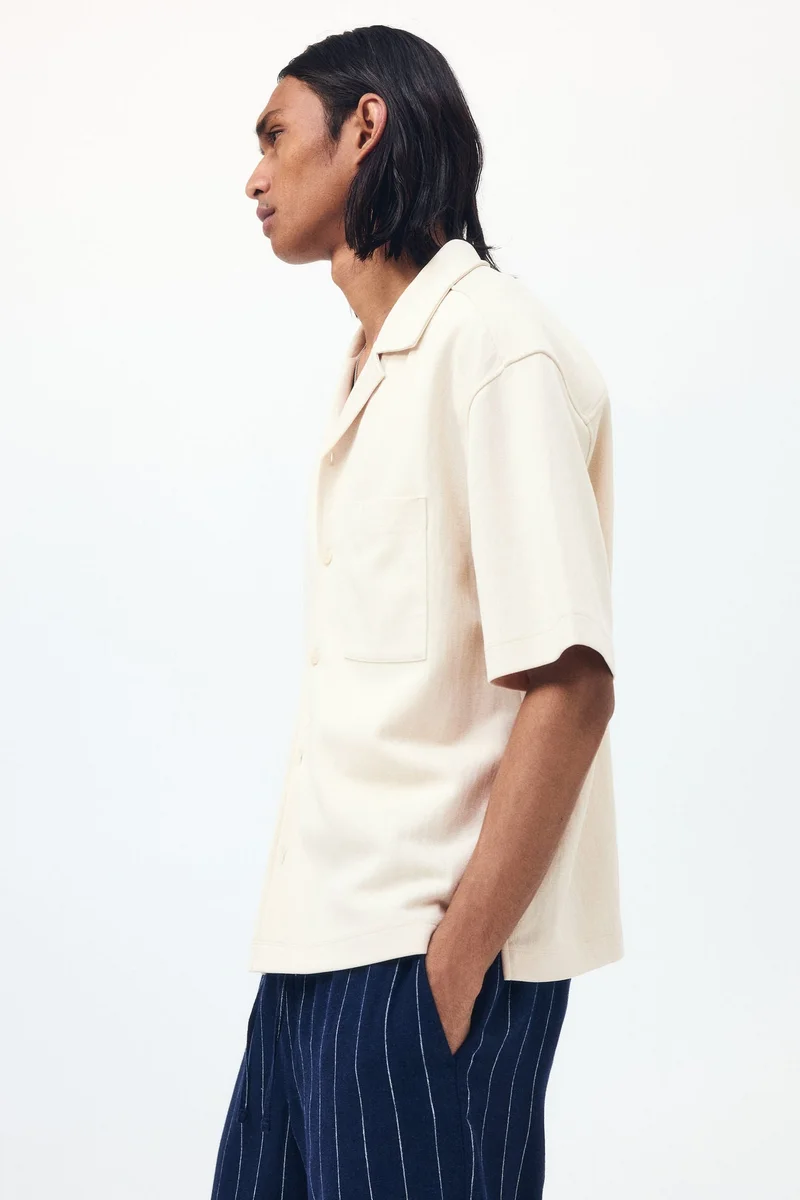 H&M  Relaxed Fit Resort shirt for Men | Best Price UAE