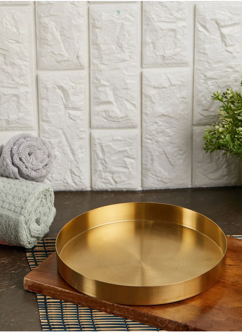 Noire Edit Gold Serving Plate