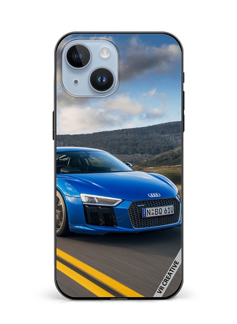 Protective Case Cover For Apple iPhone 15 Audi Tt Design Multicolour