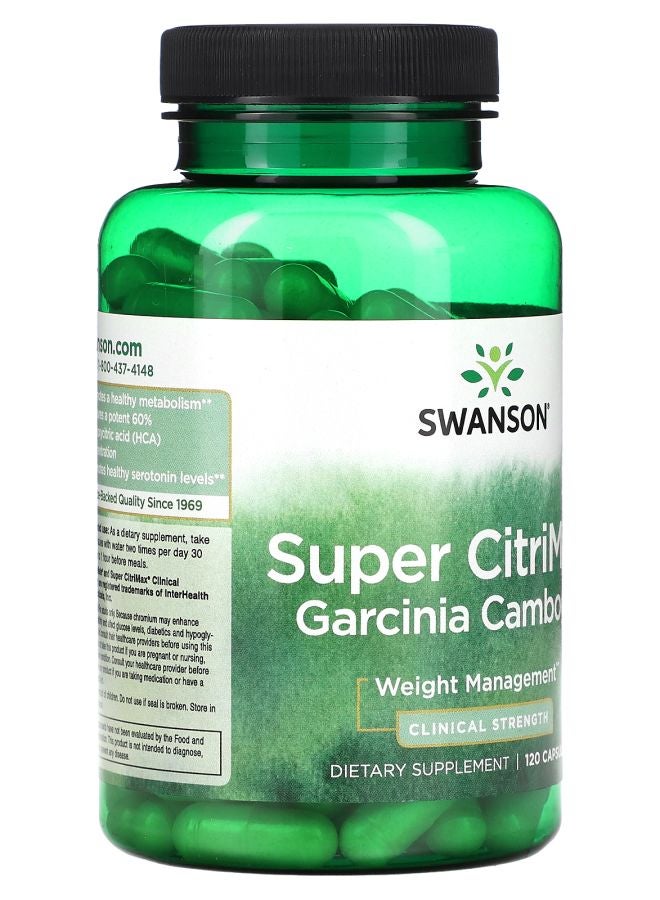 SWANSON Super CitriMax Garcinia Cambogia 120 Capsules - Image 2