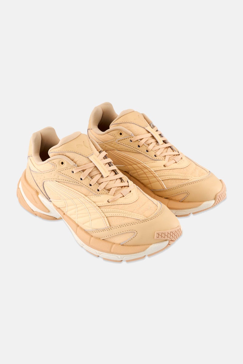 PUMA Puma x Select Men Velophasis Luxe III Lace Up Running Shoes, Beige - Image 1