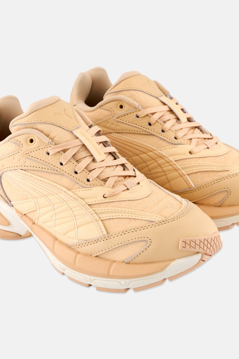 PUMA Puma x Select Men Velophasis Luxe III Lace Up Running Shoes, Beige - Image 3