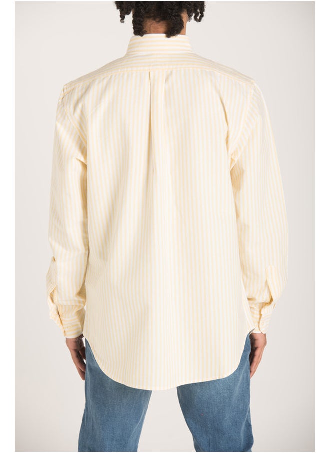 Marco Bergamo - Long Sleeves Casual Striped Sh - Image 1