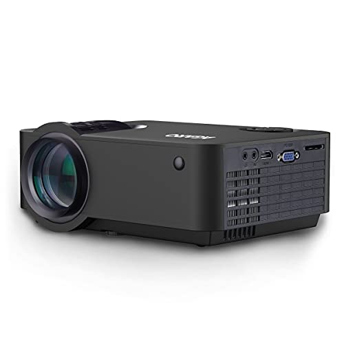 AGARO AG60 HD 2000 Lumens Full HD 1080P 120 inches (1280 x 720) Video Projector Compatible with Smartphone, HDMI, VGA, AV and USB, SD Card