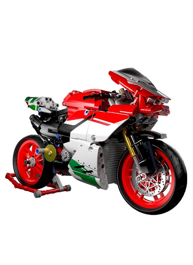 DOVOB dOvOb Motorcycle V4 Model Building Blocks Set, 803 Pieces, 1:5 Scale, Compatible with Major Brands, Ages 12+  - Image 1