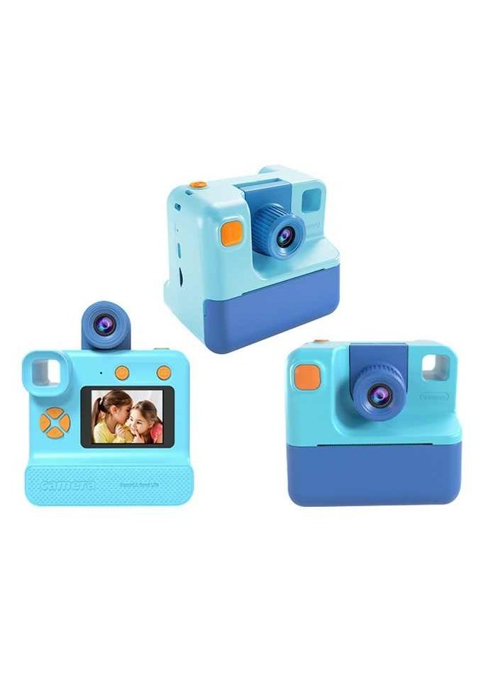 PICOCICI Kids Instant Camera Printing Camera Take Pictures Paper Child Toy for Children 1080P HD Blue  - Image 3