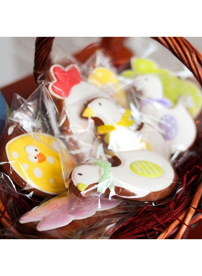 Morepack Cookie Bags for Gift Giving,Self Sealing Cellophane Bags 4x4 Inches,Clear Resealable Cellophane Bags Self Adhesive Individual Cookie Bags for Packaging 200Pieces - Image 5